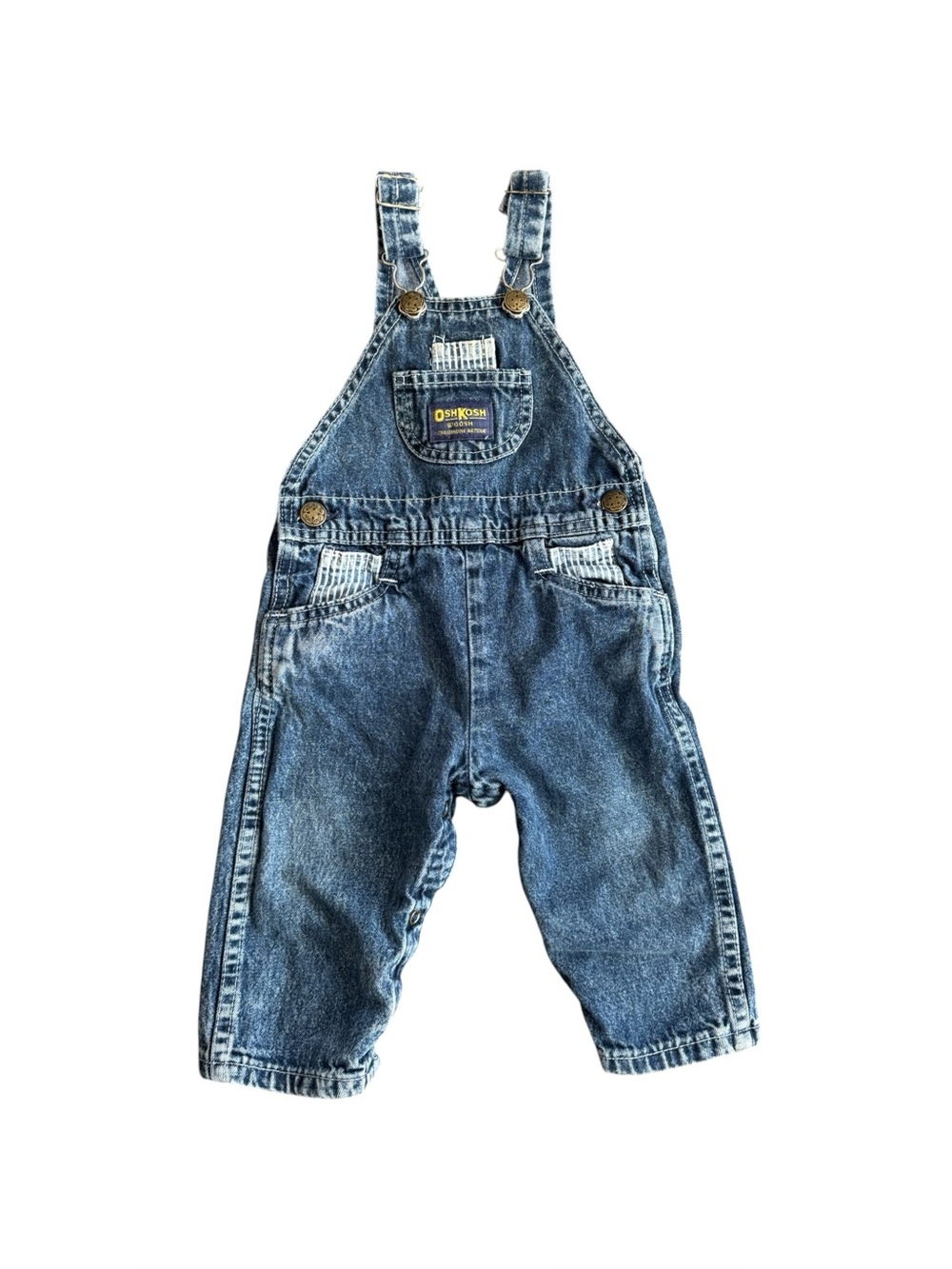 Vintage 90s OshKosh B’gosh Denim Overalls 18mo